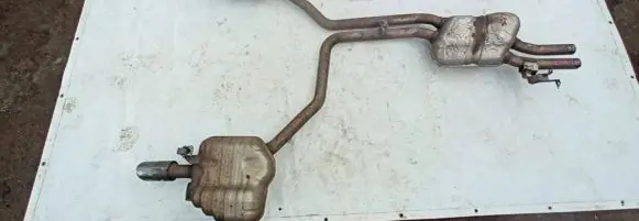 Audi A8 S8 D4 4H Muffler/silencer 
