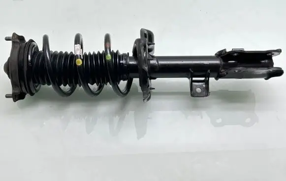 Front shock absorber with coil spring