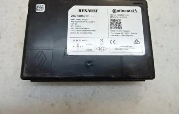 Renault Koleos II GPS navigation control unit/module 282759572R