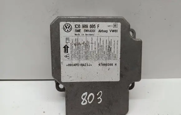 Skoda Fabia Mk2 (5J) Airbag control unit/module 1C0909605F 5WK43131
