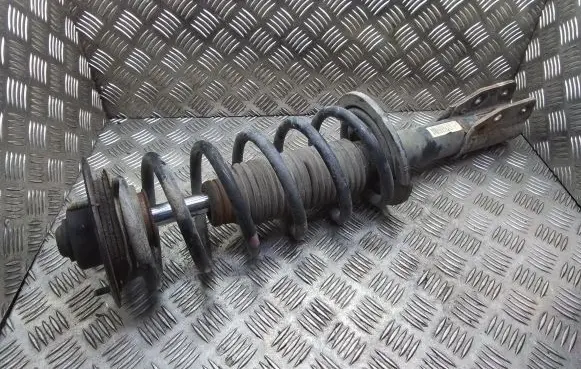 Front shock absorber with coil spring