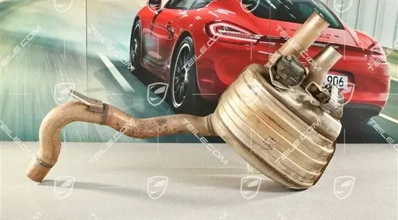 Porsche Panamera (971) Rear muffler/silencer tail pipe 971253607