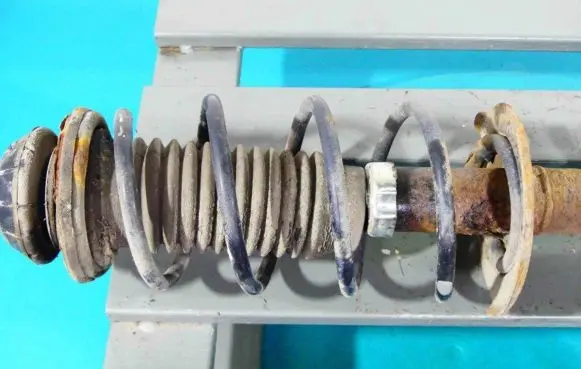Front coil spring