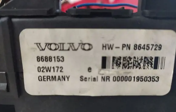 Volvo S60 Fuse module 8688153 02W172 8645729
