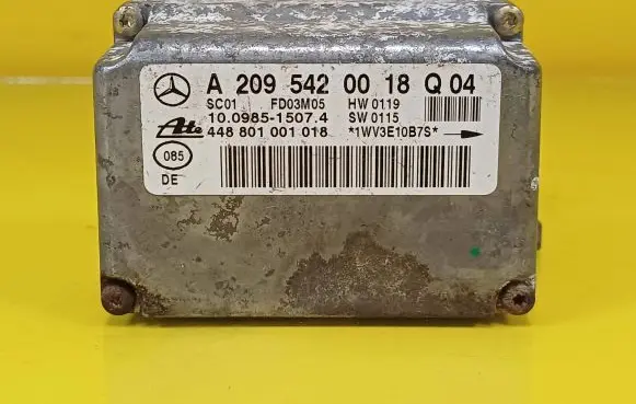 ESP acceleration yaw rate sensor
