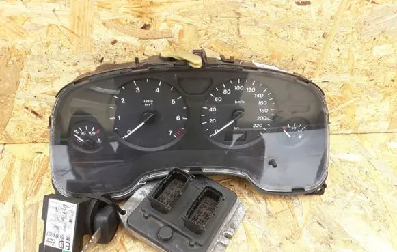 Opel Astra G Engine ECU kit and lock set 