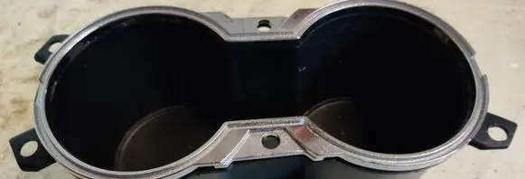 Cup holder front