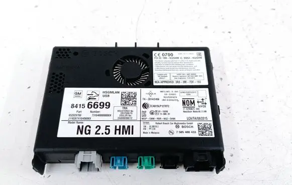 Buick Encore I GPS navigation control unit/module 84156699 7554004
