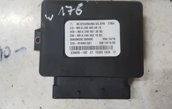 Mercedes-Benz A W176 Hand brake control module A2469006816