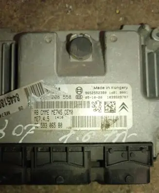 Peugeot 307 Engine ECU kit and lock set 0261208558 9660105680 9659306580