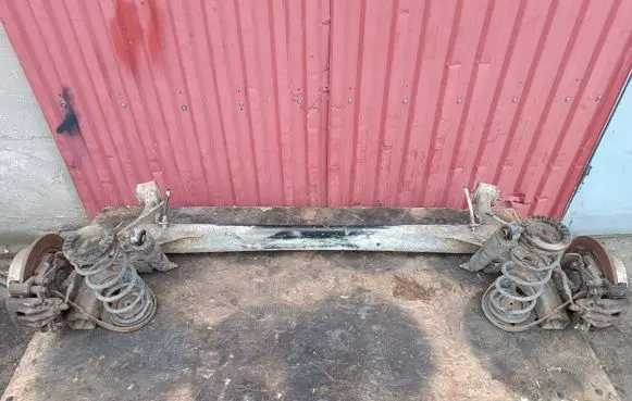 Rear axle beam