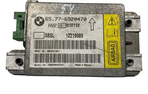 BMW 7 E65 E66 Airbag control unit/module 6920470 12219989 65776920470