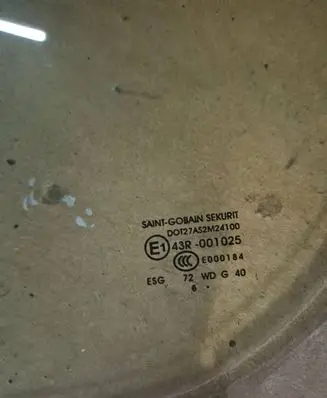 Volkswagen Crafter Front door window/glass (coupe) 