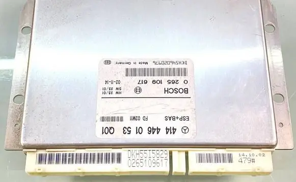 Mercedes-Benz Vaneo W414 ESP (stability system) control unit 4144460153 DKH546020976 0265109617