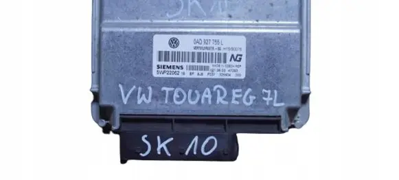 Volkswagen Touareg I Transfer box differential control unit 0AD927755L