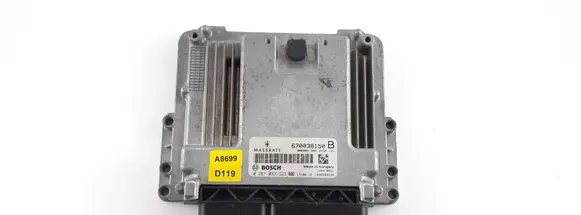 Maserati Quattroporte Engine control unit/module 670038150B 0281033323