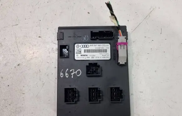 Audi A6 S6 C7 4G Comfort/convenience module 4H0907063CG 11012002 4H0907063