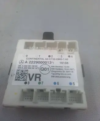 Mercedes-Benz C W204 Door control unit/module A2229000013 A2229020012 A2229015603