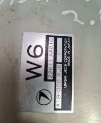 Subaru Impreza I Engine control unit/module A18000RJ8 22611AA810