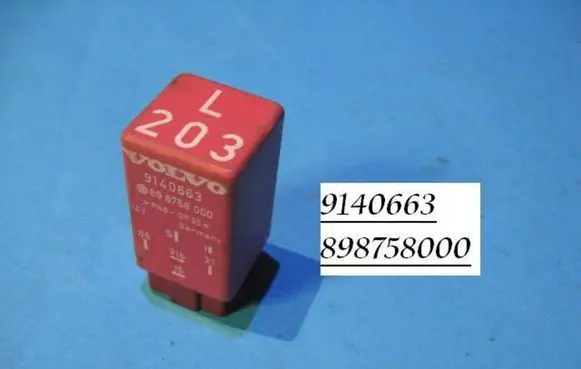 Volvo S70 V70 V70 XC Window wiper relay 9140663 898758000