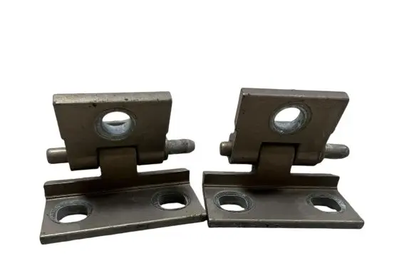 Front door hinge set