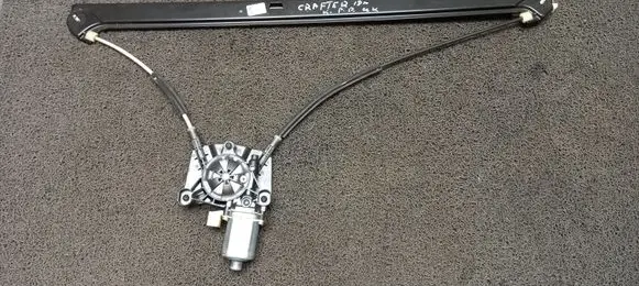 Volkswagen Crafter Front door window regulator with motor 0130822704