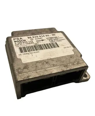 Peugeot 207 Airbag control unit/module 9663593480 0285010112