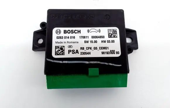 Peugeot 5008 II Parking PDC control unit/module 9819360080