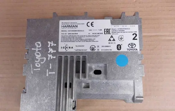 Toyota Auris E180 GPS navigation control unit/module 6434CBE2808 868400F020