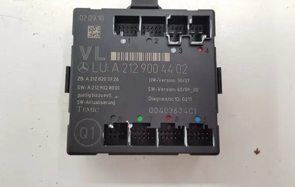 Mercedes-Benz E W212 Door control unit/module A2128203926 A2129028001