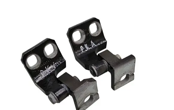 Front door hinge set