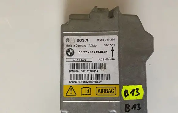 BMW X5 E70 Airbag control unit/module 6577917194801 0285010250