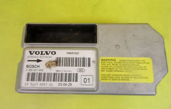 Volvo V70 Airbag control unit/module 0285001456