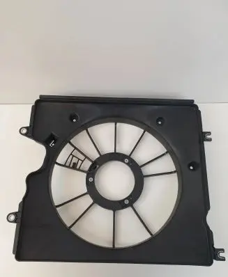 Radiator cooling fan shroud