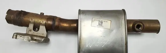 Mercedes-Benz A W177 Rear muffler/silencer tail pipe A2474910000