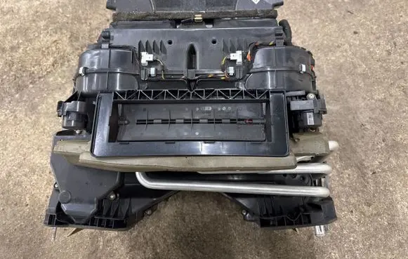 Interior heater climate box assembly
