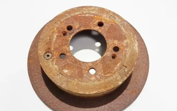 Hyundai Santa Fe Rear brake disc neventiliuojamas