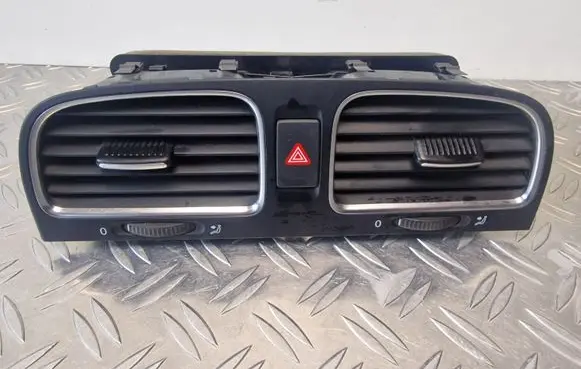 Volkswagen Golf VI Dash center air vent grill 5K0815736D