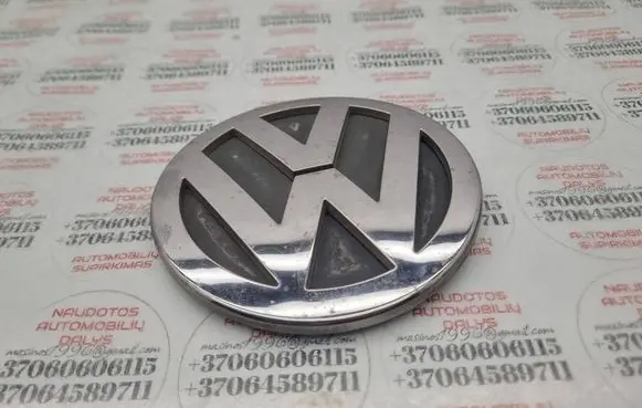 Volkswagen Golf Plus Manufacturer badge logo/emblem 5M0853630