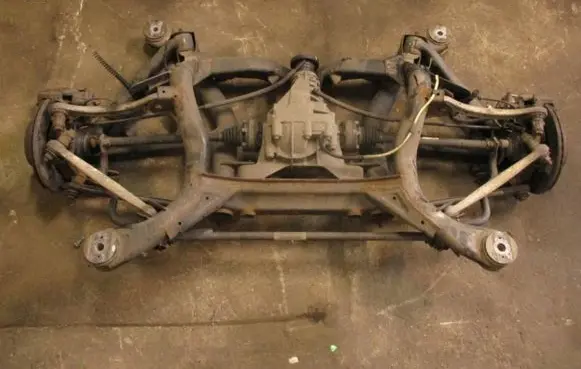 Volkswagen Touareg I Rear suspension assembly kit set 