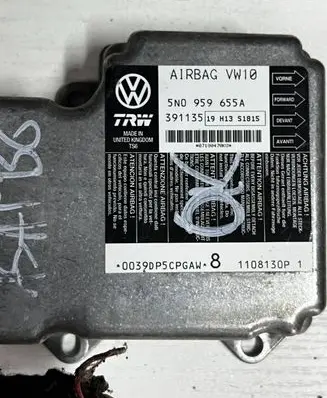 Volkswagen PASSAT B6 Airbag control unit/module 5N0959655A 1108130P 391135