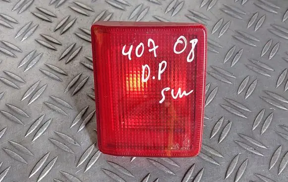 Peugeot 407 Rear fog light 9646507380