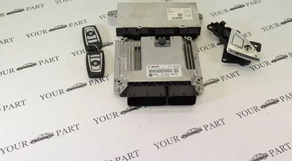 BMW 5 F10 F11 Engine ECU kit and lock set 0281019872 8574380