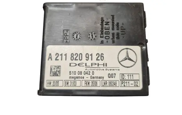 Mercedes-Benz C W204 Alarm control unit/module A2118209126 510080420