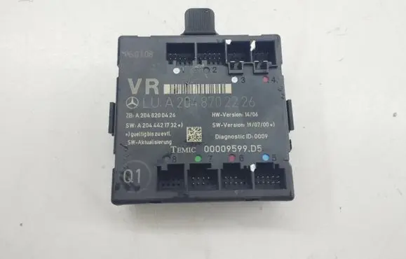 Mercedes-Benz C W204 Door control unit/module A2048200426 A2044421732 A2048702226