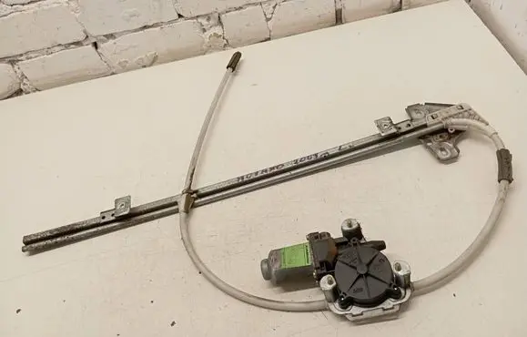 Front door window regulator with motor