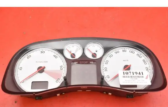 Peugeot 307 Speedometer (instrument cluster) 9661323180