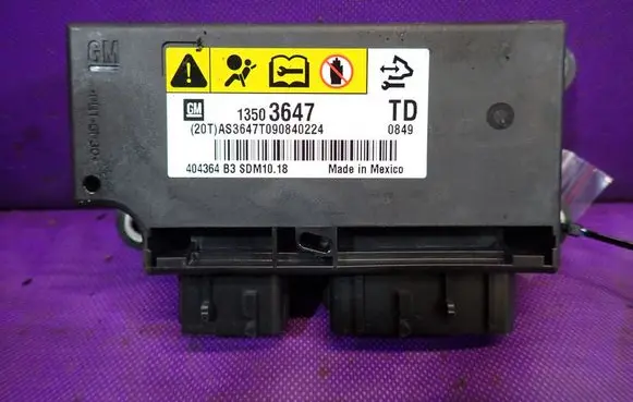 Opel Insignia A Airbag control unit/module 