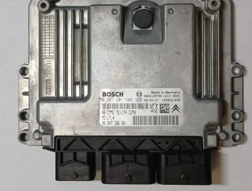Peugeot 308 Engine control unit/module 9664738680 0261201505 MEV174