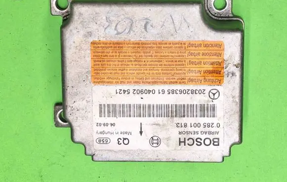 Mercedes-Benz C W203 Airbag control unit/module 2038206385 0285001813 104099025421